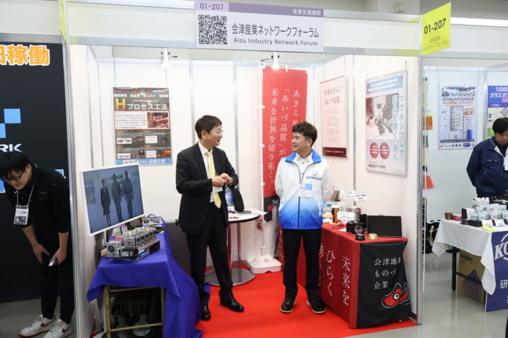 初出展のANFのブース