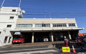 三条市消防本部の車庫で消防車から出火　排出ガス浄化装置の清掃処理中