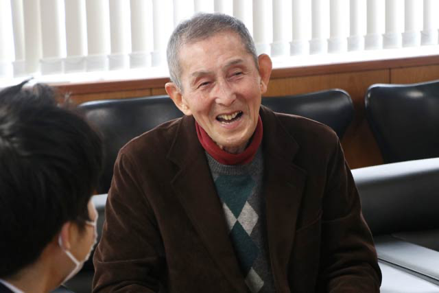 三条市に200万円を寄付したときの梨本清一さん